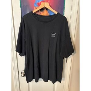 Glock Perfection Logo T-Shirt Mens XXL Black Short Sleeve Tactical Graphic Tee